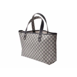 Gucci GG Supreme Bag Blue Tote Navy Leather